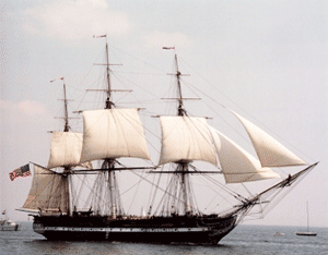 Constitution's sails